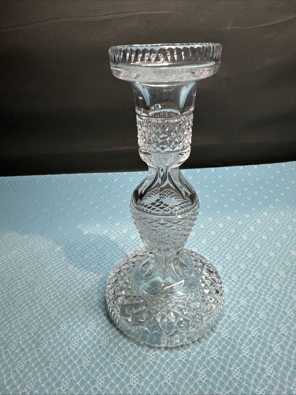 Waterford Crystal Alana Candlestick Holder Single Replacement 7.5”